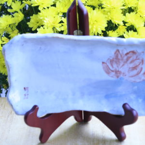 Rectangular porcelain plate